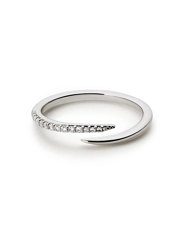 Ana Luisa Brass Oren Silver Bypass Ring