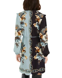 Snake Garden Wrap Dress