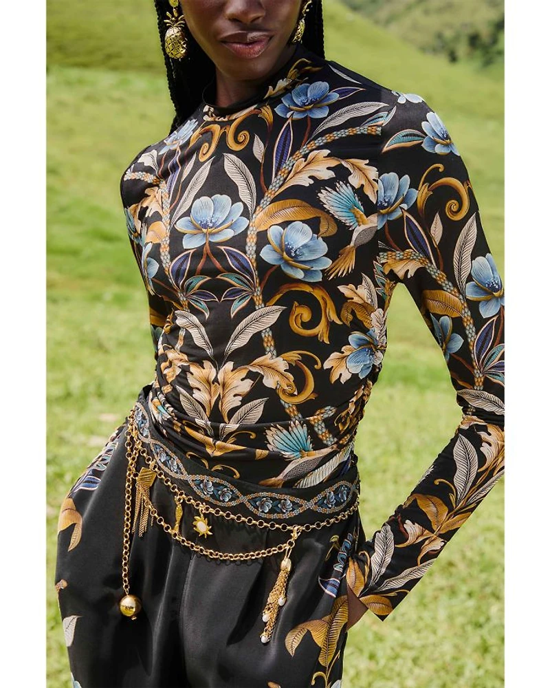 Snake Garden Jersey Top