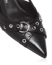 Women's Supermoto Slingback Pumps