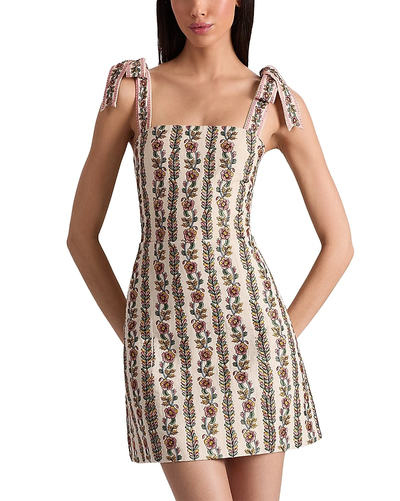 Alice and Olivia Maryann Embroidered Dress