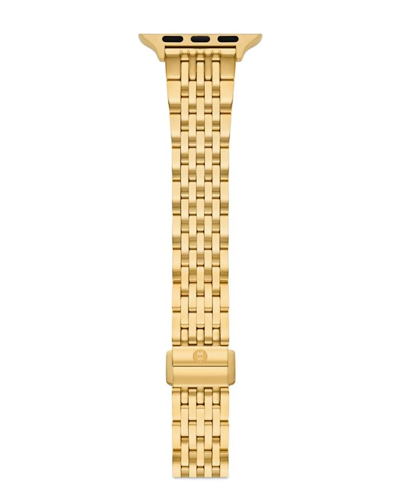 18K Gold Plated Bracelet Band for Apple Watch®, 38-49mm