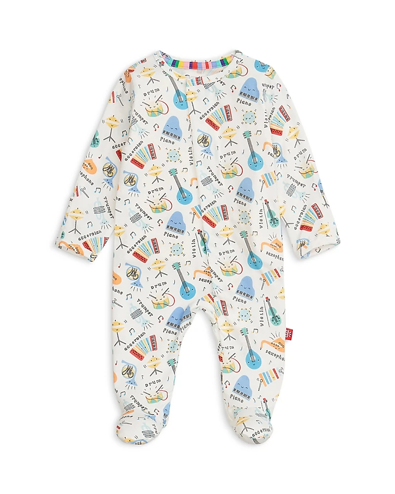 Magnetic Me Unisex Printed Footie - Baby