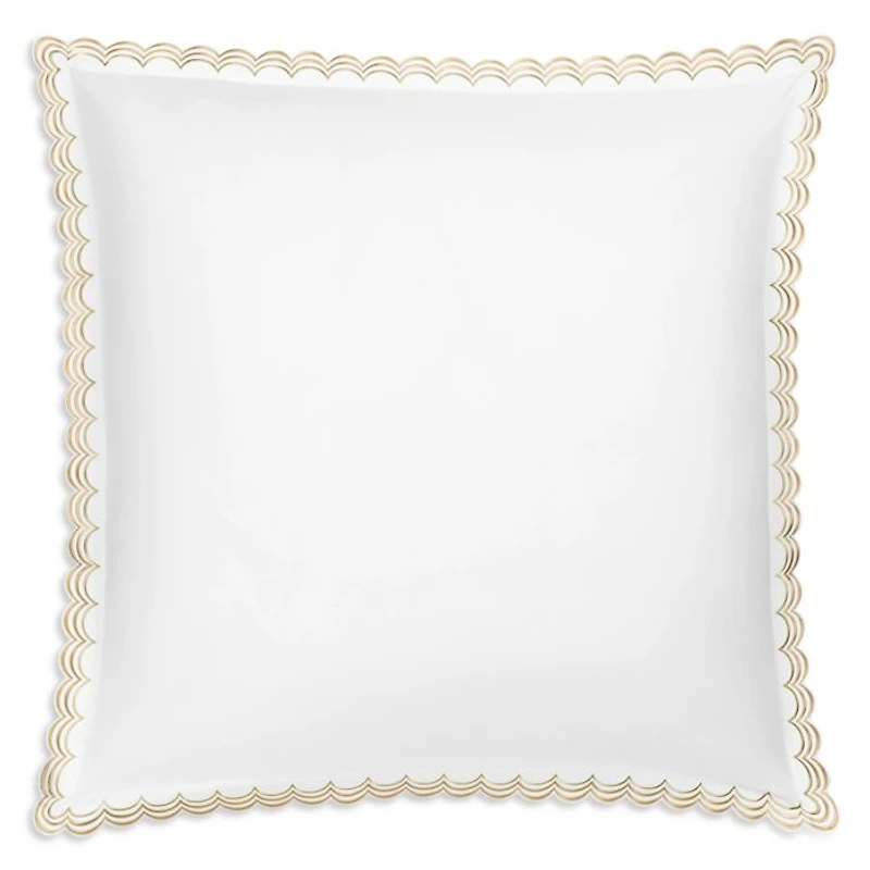 Stella Scalloped Embroidered Euro Sham