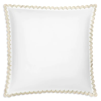 Stella Scalloped Embroidered Euro Sham