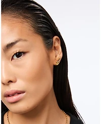Brass Kia Statement Earrings