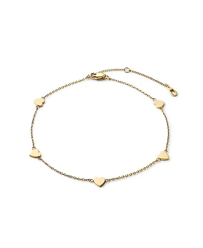 Ana Luisa Stainless Steel Wylie Gold Anklet