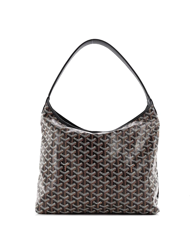 Pre-Owned Goyard Boheme Hobo Printed Coated Canvas