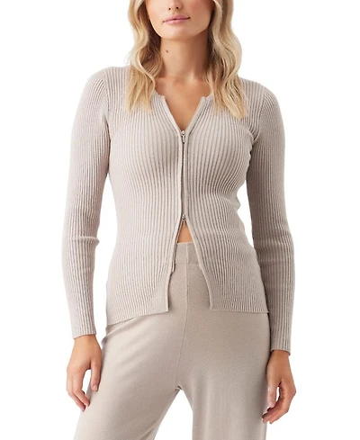 Romee Zip Through Knit Sweater