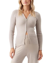 Romee Zip Through Knit Sweater