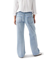 Billie Elastic Waist Jean Light Wash