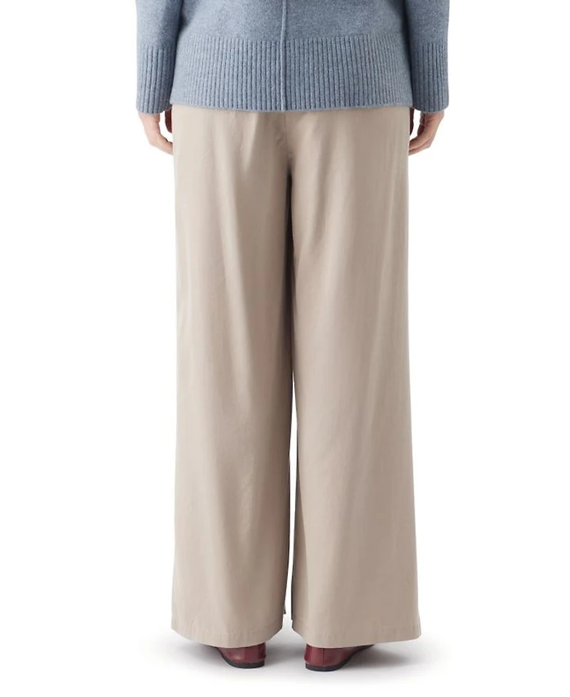 Wide Leg Tencel Pant