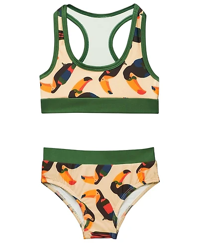 Roarsome Girls' Toucan Bikini - Little Kid, Big Kid