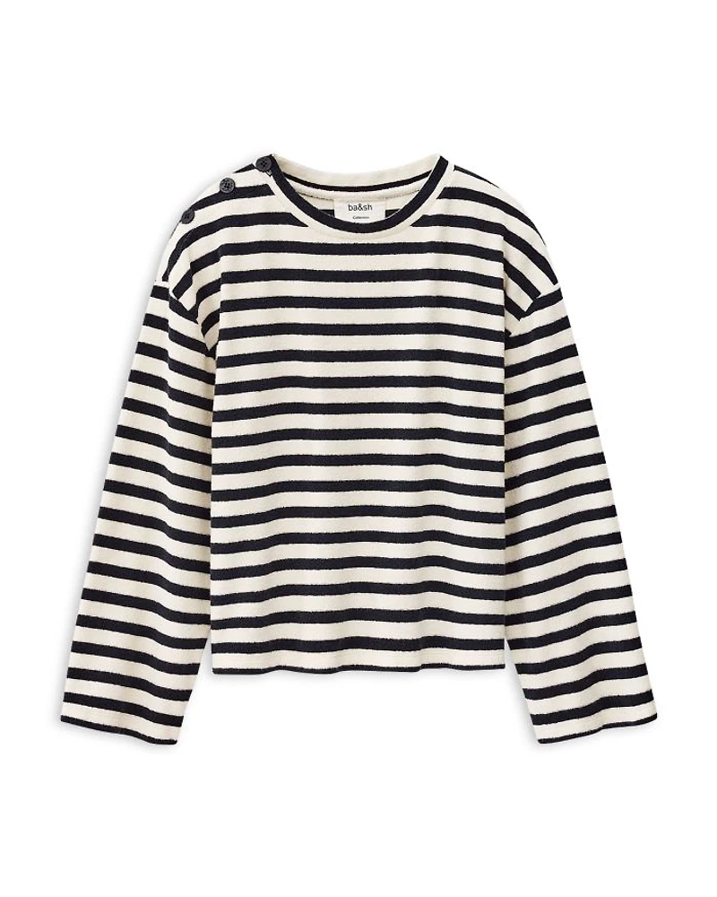 Foley Button Shoulder Top