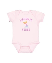 Sweet Wink Girls' Mermaid Vibes Short Sleeve Bodysuit - Baby