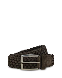 Boggi Milano Suede Braided Belt