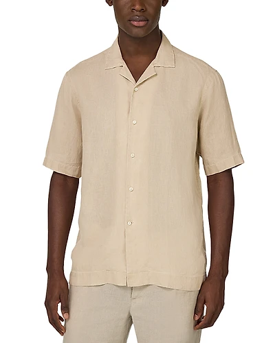 Boggi Milano Regular Fit Linen Shirt