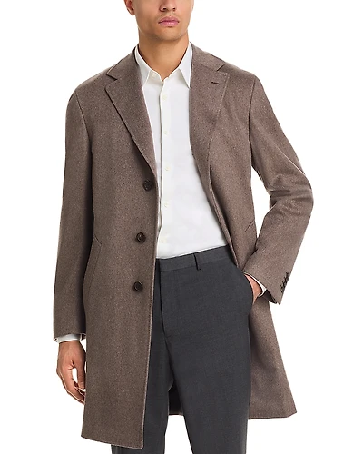 Canali Kei Quilted Lining Top Coat