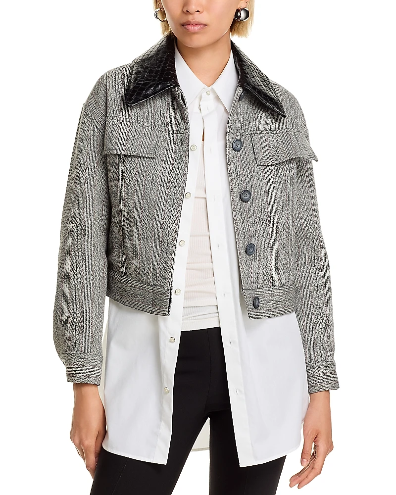 3.1 Phillip Lim Tailored Jacket With Combo Collar