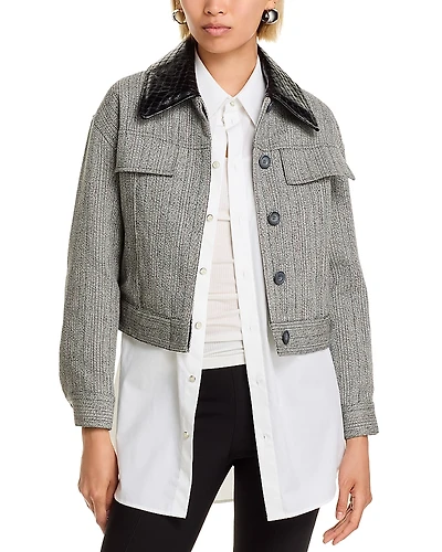 3.1 Phillip Lim Tailored Jacket With Combo Collar