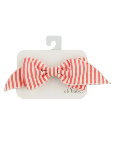 Girls' Scarlett Bow on Cabana Clip - Baby