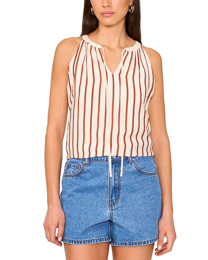 Vince Camuto Tie Neck Top