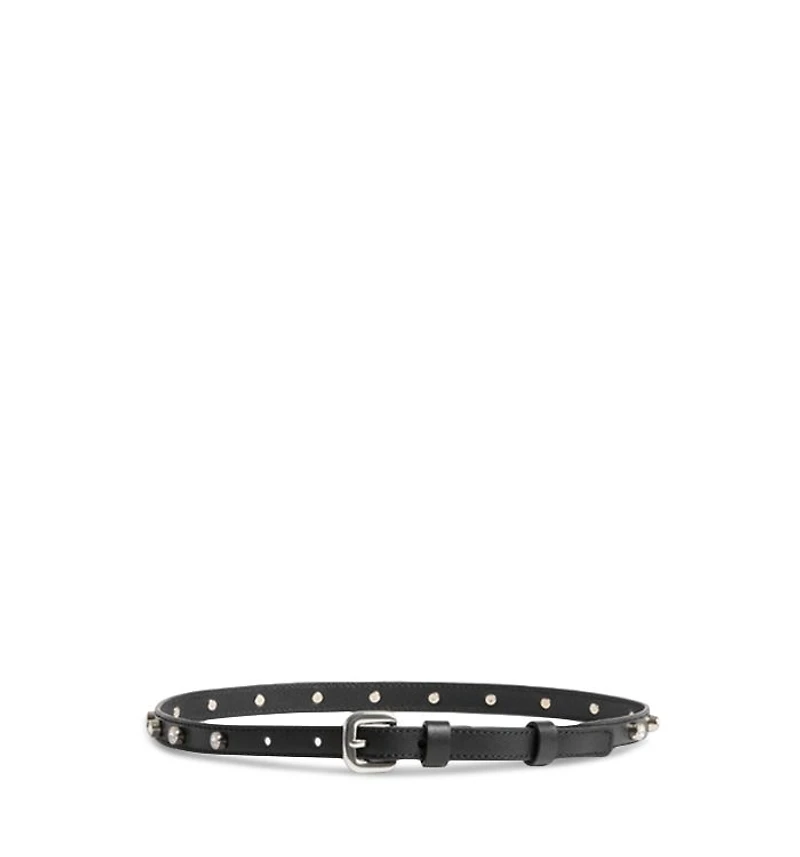 Women's Skinny Studs Belt