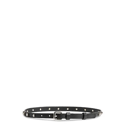 Women's Skinny Studs Belt