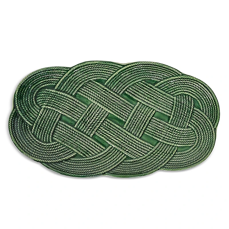 Juliska Le Panier Mystic Knot 15 Hostess Tray, Basil