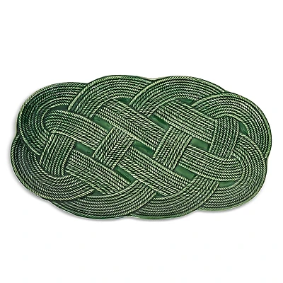 Juliska Le Panier Mystic Knot 15 Hostess Tray, Basil