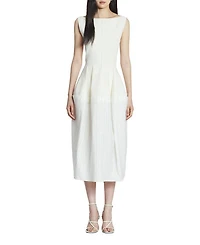Cotton Peplum Dress