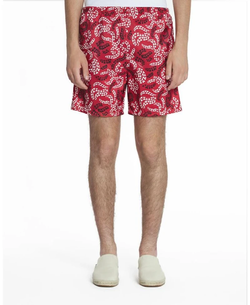Printed Swim Trunks