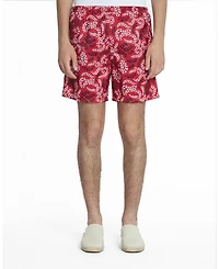 Printed Swim Trunks