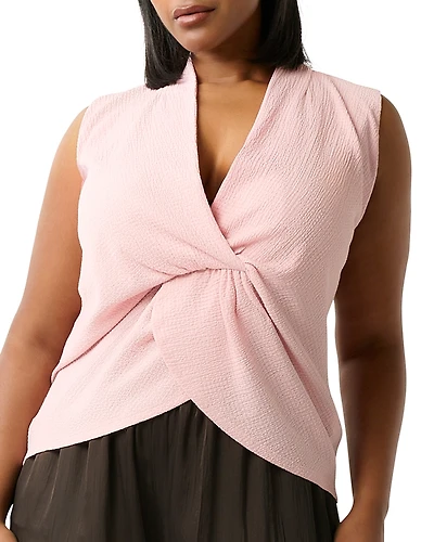 Estelle Plus Hadley Knot Front Top