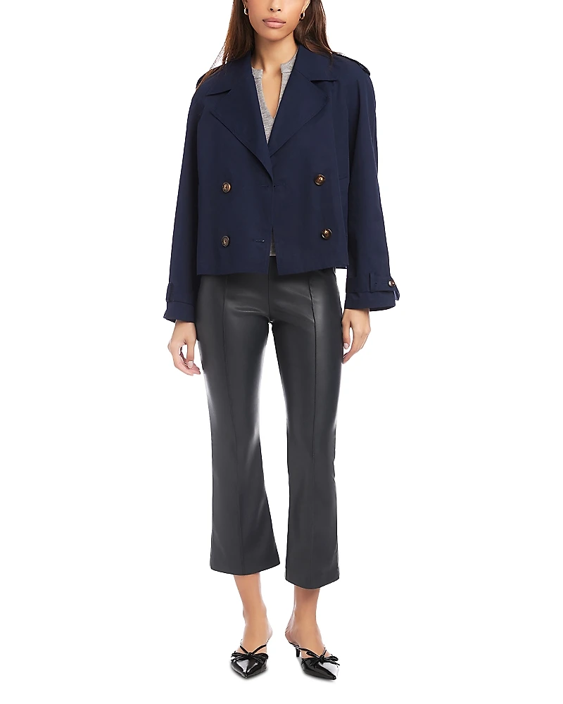 Fifteen Twenty Chelsea Cropped Trench Coat