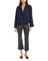 Fifteen Twenty Chelsea Cropped Trench Coat