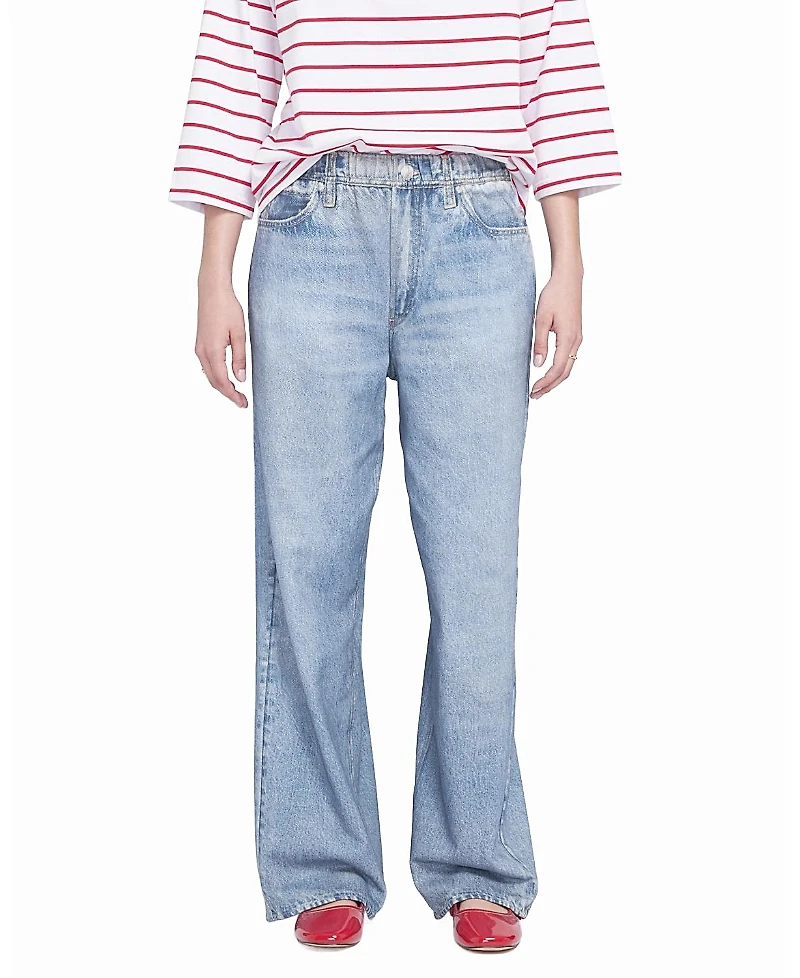 Elle Collection Printed Denim on Lightweight French Terry