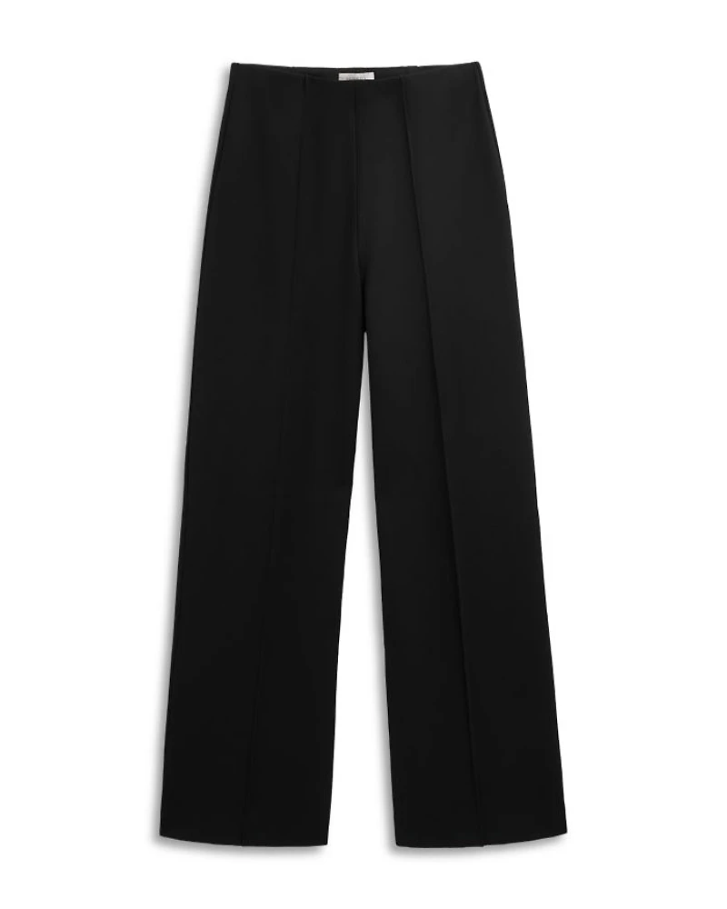 Petites Prim Pull On Wide Leg Pants