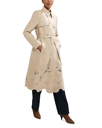 Elm Cutwork Trench Coat