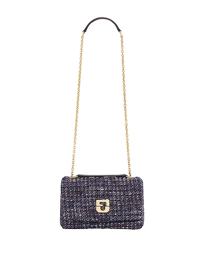 Gerard Darel Le Fanny Tweed Crossbody Bag