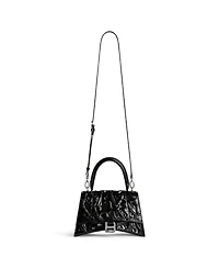 Hourglass Handbag Crushed Effect