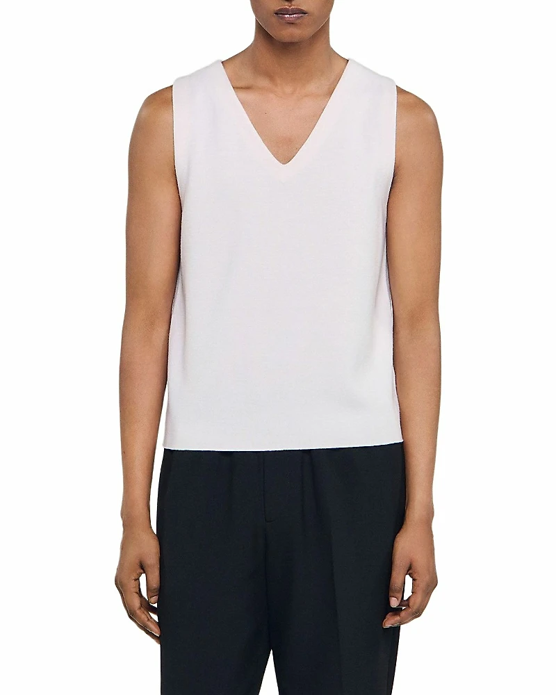 Sandro Gianni V-Neck Sweater Vest