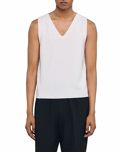Sandro Gianni V-Neck Sweater Vest