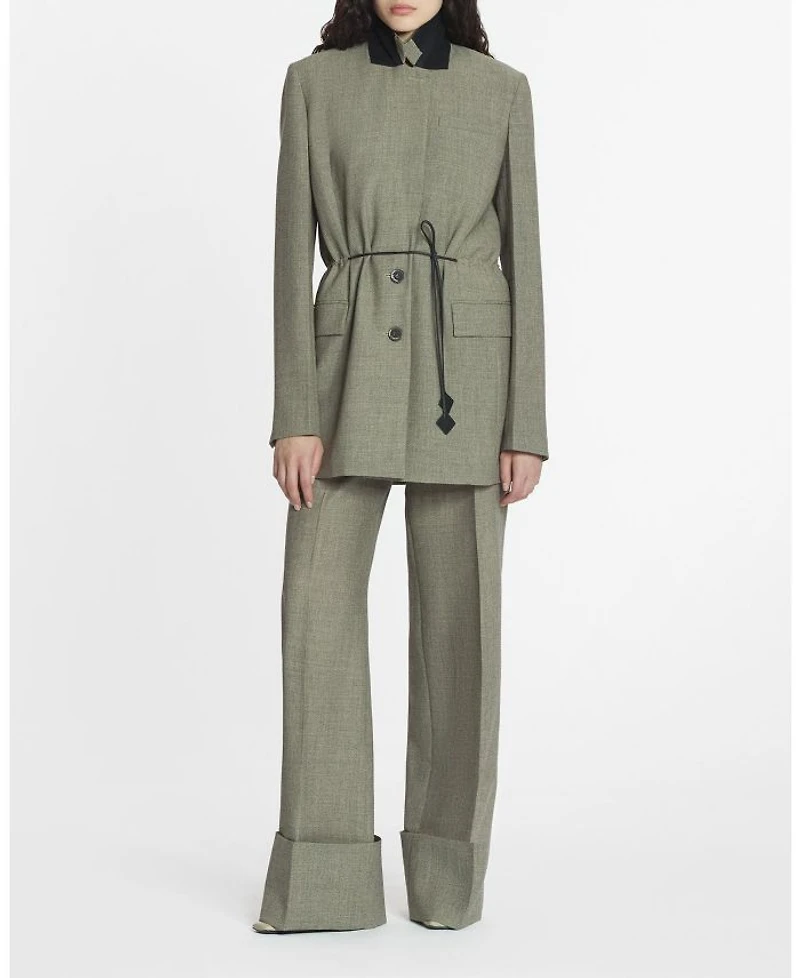 Belted Wool Jacket