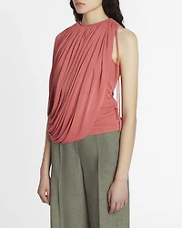 Draped Jersey Top