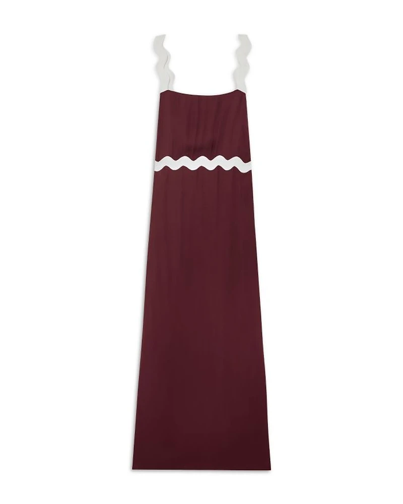 Asher Wave Craft Midi Dress