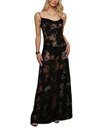 L'Agence Bettie Cowl Neck Dress