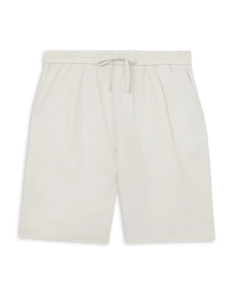 Linen Drawstring 9.8" Shorts