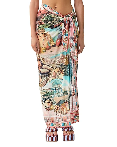 Camilla Long Sarong Swim Cover-Up