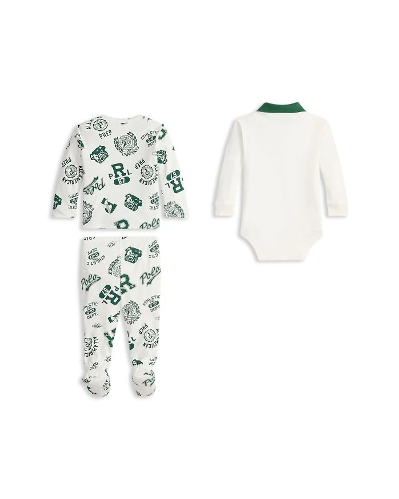 Boys' Bodysuit, Pant & Reversible Jacket Set - Baby